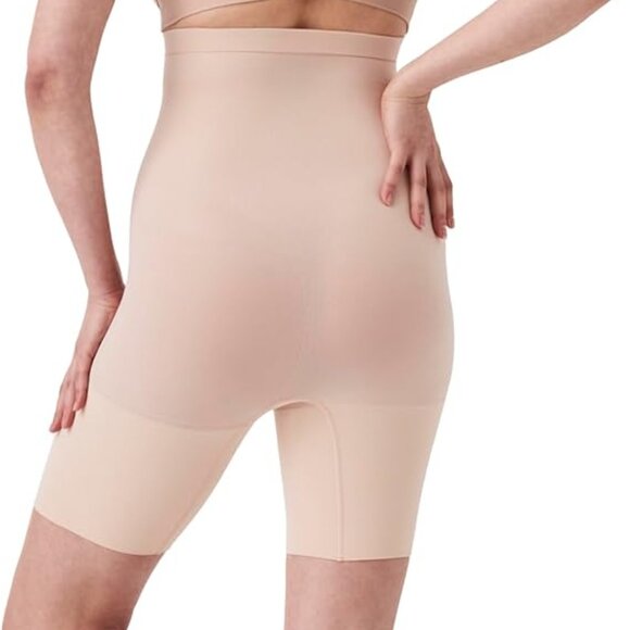 SPANX sculpt Seamless Power High-Waisted Mid-Thigh Short - Lightweight, - Picture 1 of 6